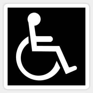 Whelchair Sign Sticker